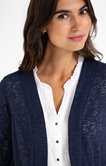 CARDIGAN AVEC LIEN DE RESSERAGE ET POCHE