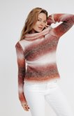PULL COL BOULE VISUEL DIP DYE