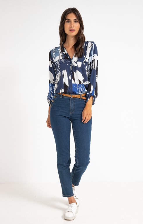 Pull Tunique Ralph Lauren Imprimé Géométrique - Taille Large (LG) - Neuf Avec étiquettes