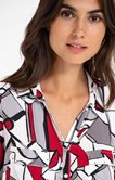 chemise imprimé géométrique