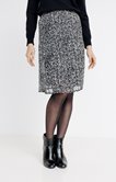 Jupe plissée imprimé fleurs