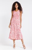 Robe longue imprimée
