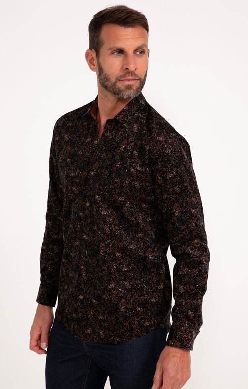 Chemise manches longues Soucoupe navy 
