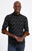 Chemise ajustée à motifs imprimés
