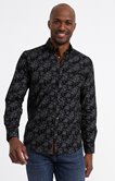 Chemise ajustée à motifs imprimés