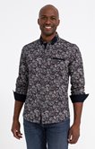 Chemise ajustée à motifs imprimés