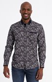 Chemise ajustée à motifs imprimés