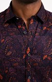 Chemise ajustée à motifs imprimés