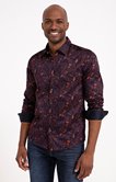 Chemise ajustée à motifs imprimés