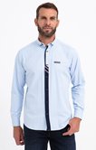 Chemise regular faux-uni