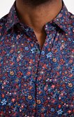 Chemise ajustée à motifs imprimés
