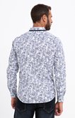 Chemise ajustée à motifs imprimés