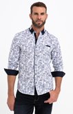 Chemise ajustée à motifs imprimés