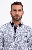 Chemise ajustée à motifs imprimés