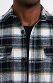 Surchemise en flanelle à carreaux