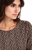 tee-shirt jacquard pois