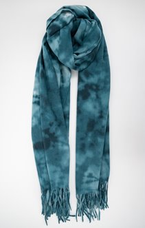 Foulard chaud imprimé effet tie and dye