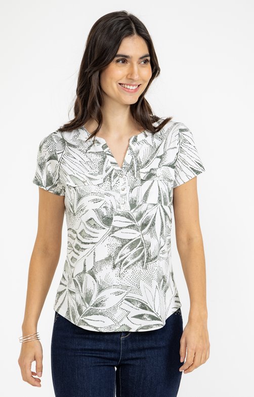 Tee-shirt imprimé manches courtes 