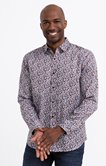 Chemise regular à motifs imprimés