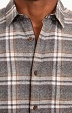 Chemise manches longues à carreaux Canal