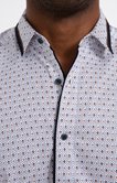 Chemise regular à motifs imprimés