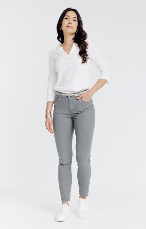Pantalon avec du Tencel™ Lenzing