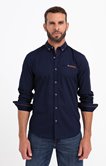 Chemise ajustée à motifs imprimés