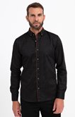 Chemise ajustée à motifs imprimés