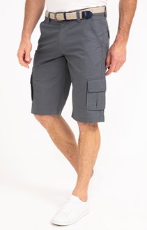 Bermuda cargo imprimé avec ceinture