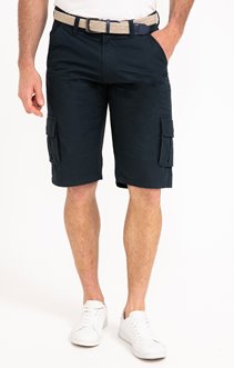 Bermuda cargo imprimé avec ceinture