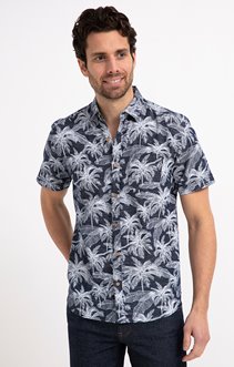 Chemise regular à motifs imprimés