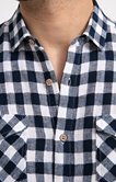 Chemise regular à carreaux