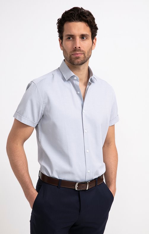 Chemise manches courtes coupe regular 
