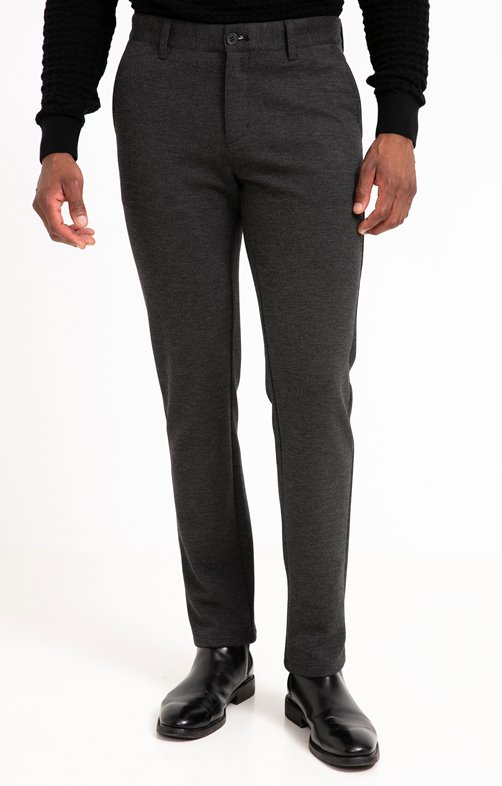 Pantalon chino anthracite Maille