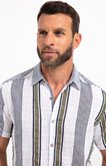 Chemise regular à rayures