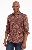 Chemise regular à motifs imprimés