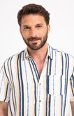 Chemise regular à rayures