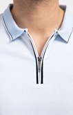 Polo manches courtes Bimat zip