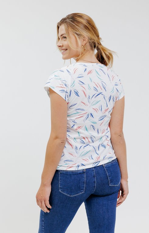 Tee-shirt Femme Armand Thiery Taille 44 - Rose, Manches Courtes, été, Très Bon état Occasion