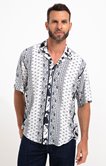 Chemise regular à motifs imprimés