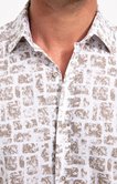 Chemise regular à motifs imprimés