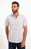 Chemise regular à motifs imprimés