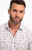 Chemise regular à motifs imprimés