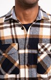 Surchemise en flanelle à carreaux
