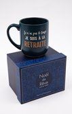 Coffret cadeau mug Retraite