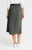 Jupe longue boutonnée non doublée