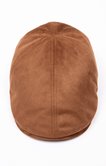 Casquette plate en suédine