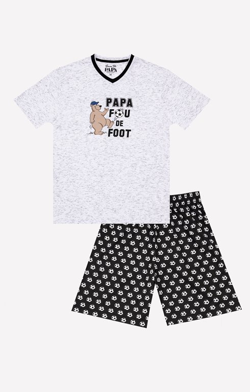 Pyjama court fou de foot