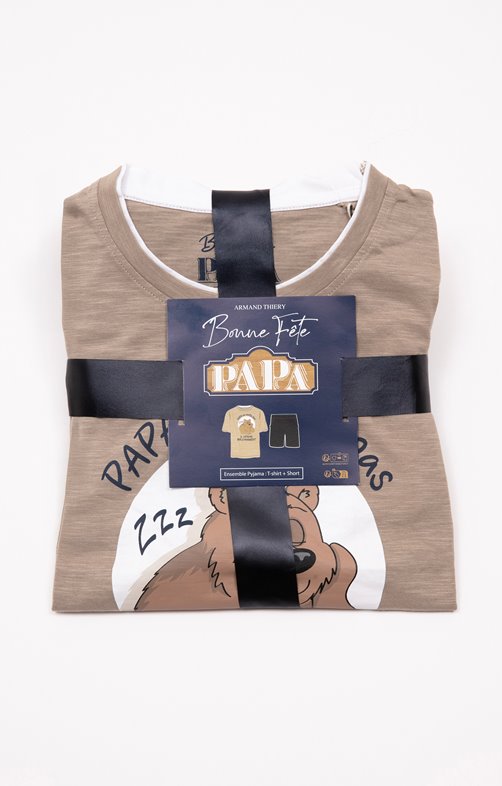 Pyjama court papa ne ronfle pas