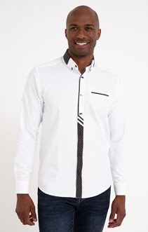 Chemise regular unie 